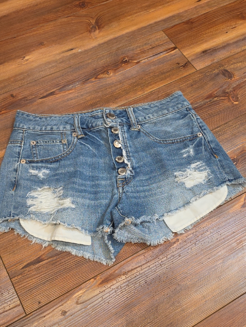 American Eagle Outfitters hi rise festival shorts